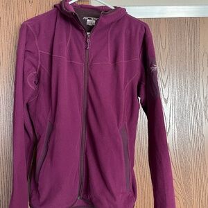 Arc'teryx Women's full zip fleece hoody, Size Large,
